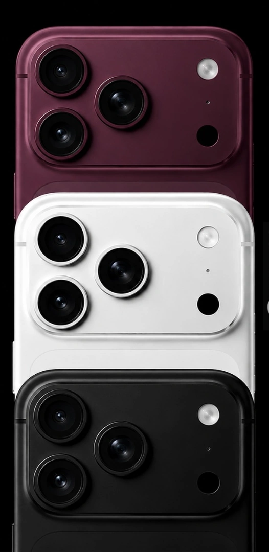 iPhone 18 Pro nas três cores